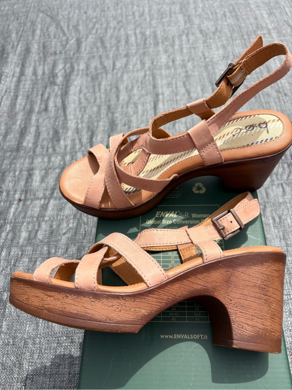 b.o.c. Sandals in Blush Pink - Picture 3 of 5